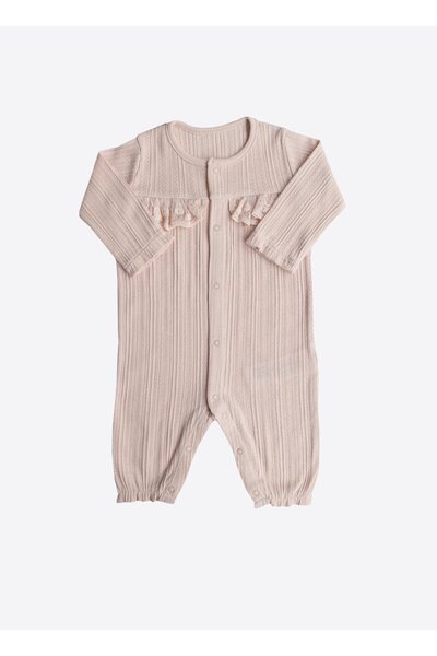 kitikate Organik Jaclin Patiksiz Tulum Pembe