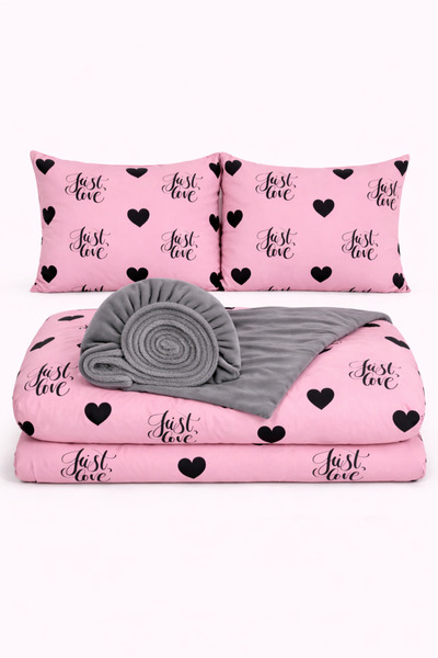 İQON cearșaf cu elastic lı lenjerie de pat pentru două persoane JST PMB -246 ...