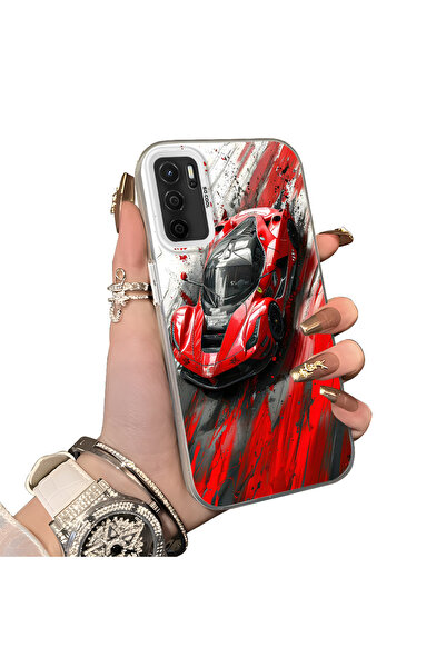 ucuc حافظة حماية للعدسات من السيليكون الصلب أكريليك درجة متوافقة مع هاتف اوبو...