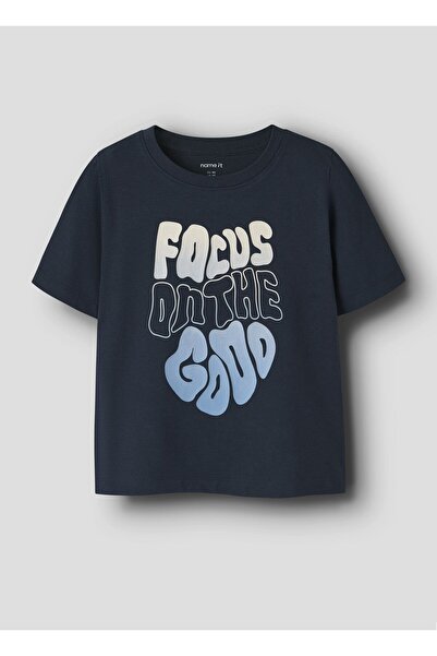 name ıt T-Shirt Navy Blue