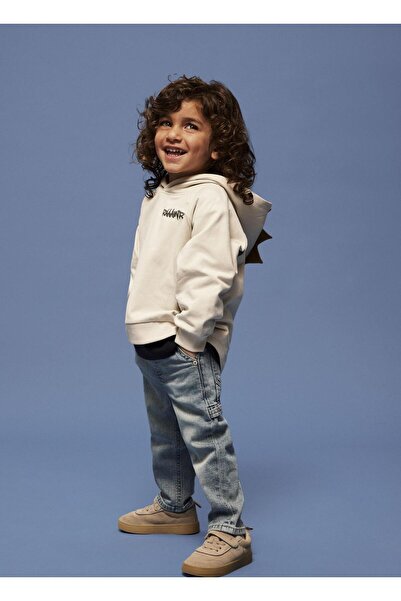 name ıt Sweatshirt Cream