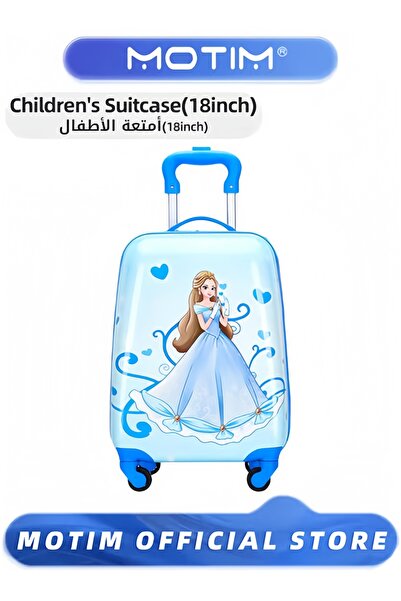 MOTIM حقائب سفر للأطفال مقاس 18 بوصة بتصميم كرتوني، خفيف، مصنوعة من مادة ABS،...