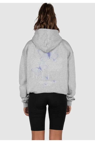 ZAVIXO Women's 3 Thread Street Style O Oversized Sweatshirt – Comfortable Fit...