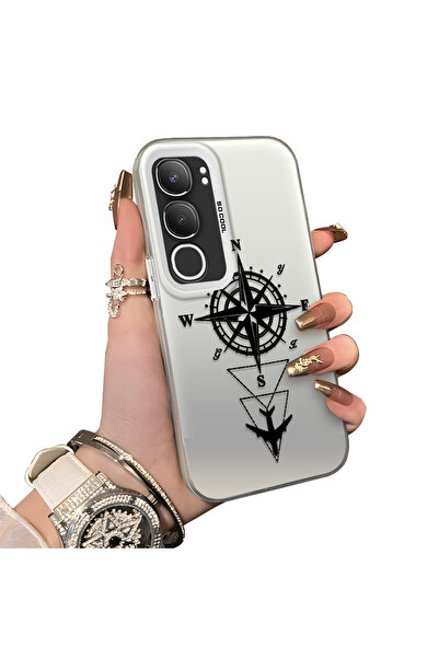 ucuc حافظة حماية للعدسات من السيليكون الصلب أكريليك درجة متوافقة مع Vivo Y19S...