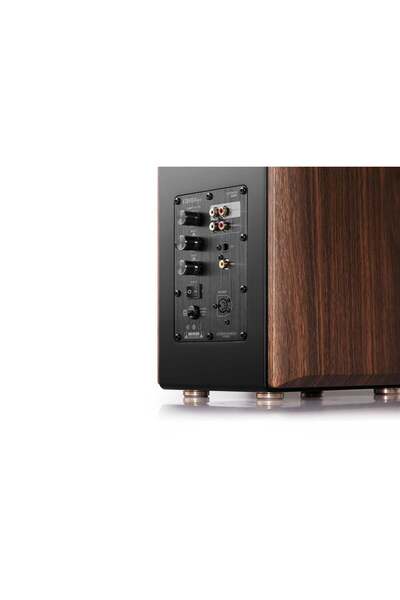 Edifier S2000MKII Güçlü Hi-Fi Raf Tipi Aktif Hoparlör Bookshelf Speaker (Kahverengi)