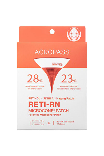 ACROPASS Reti-Rn Microcone Patch Slim Type Plasturi 6 buc