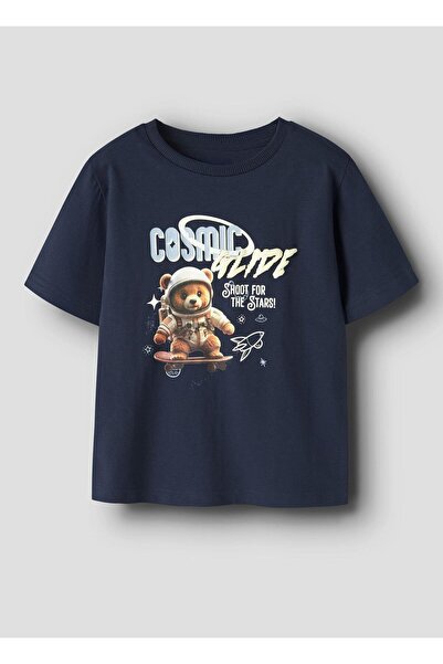 name ıt T-Shirt Navy Blue