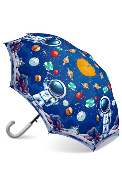 Coral High Kids Lacivert Astronot Desenli Çocuk Şemsiyesi 36116