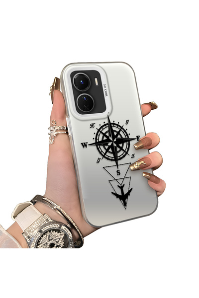 ucuc حافظة حماية للعدسات من السيليكون الصلب أكريليك متوافقة مع هاتف Vivo Y56