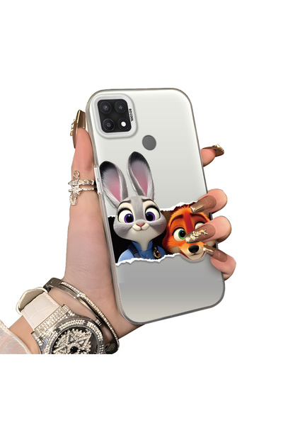 ucuc حافظة حماية للعدسات من السيليكون الصلب أكريليك درجة متوافقة مع هاتف أوبو...