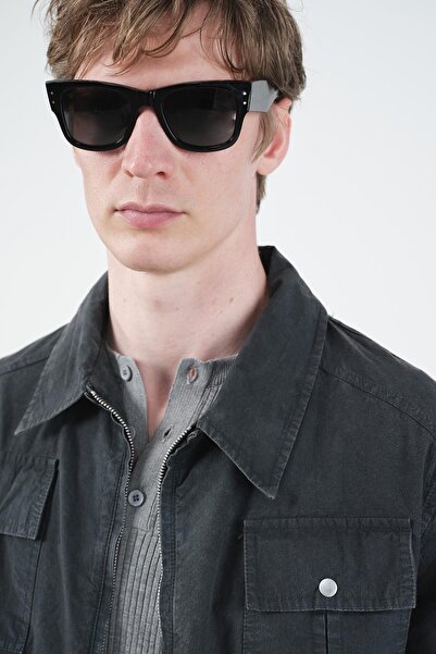 GIESTO Black Jacket with Effective Zippers