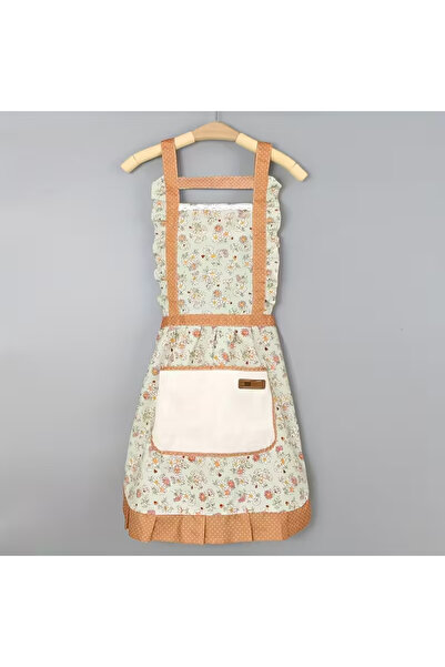 Magdeal Elegant floral kitchen apron with Functional Pocket, Water-Resistant