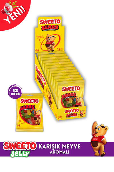 SWEETO Jelly Ayıcık / Bears 80G x 12