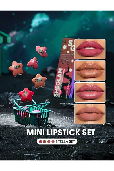 SHEGLAM Mini Lipstick set ( 4 in one )