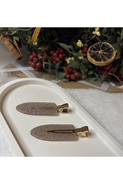 ADAA GIFT 2'li İz Yapmayan Makyaj Cilt Bakımı Klips Toka Seti