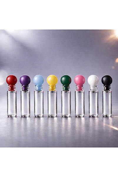 Cosy Club Shop 8li 0,5ml Mini Deneme Boy Yeniden Doldurulabilir Taşınabilir C...