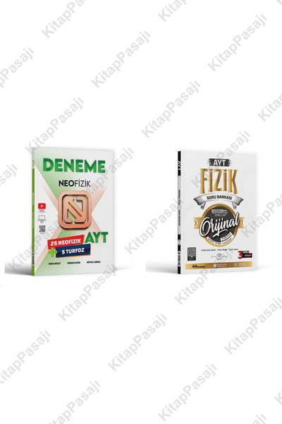 Orijinal Yayınları AYT Fizik Soru Bankası ve NeoFizik Yayınları AYT Fizik Bra...