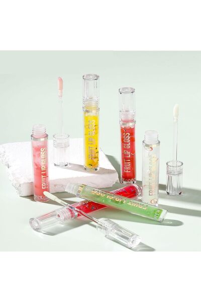 Arabest مجموعة ملمع شفاه مكونة من 6 قطع، مرطبة ولامعة بشكل جذاب، مكياج شفاه ك...