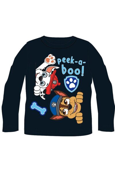 PAW PATROL Tricou cu mânecă lungă, bumbac, Peek-a-boo!, Patrula Cățelușilor, ...