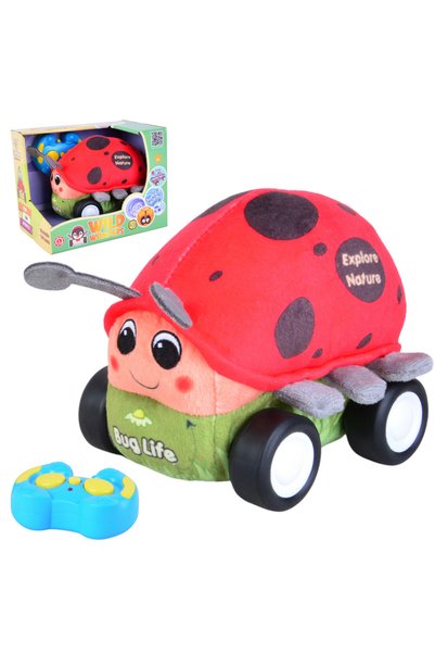 Wheel Heroes | Ladybug Plush Car for Kids 2.4G R/C