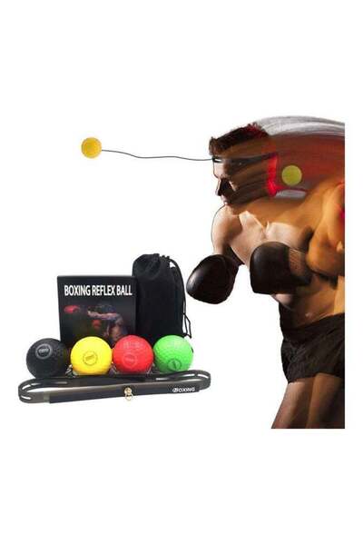 Arabest مجموعة كرات تدريب الملاكمة مع عصابة رأس من السيليكون للياقة البدنية و...