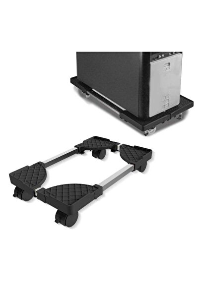 Arabest Mobile CPU Stand, Adjustable PC Tower Stand, Computer Tower Stand wit...