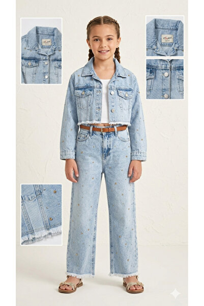 Escabel Girl's denim set esc-2678