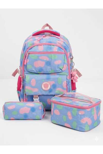Relaxion Set of 3 with Accessories for Girls Primary School Pen Holder Lunch ...