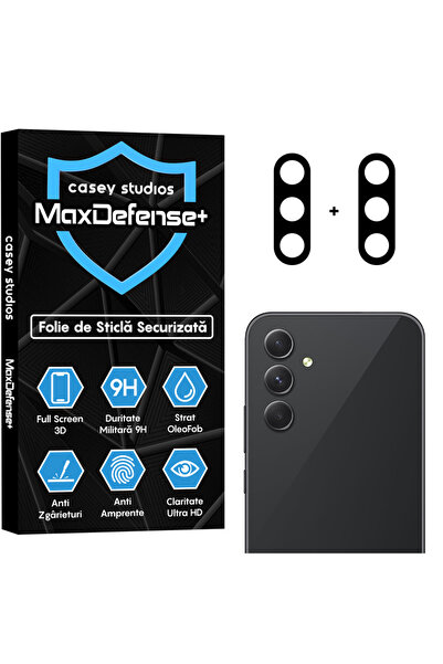 Casey Studios Set 2x Folie Camera Samsung Galaxy A54 5G, Full Cover, Anti Zga...