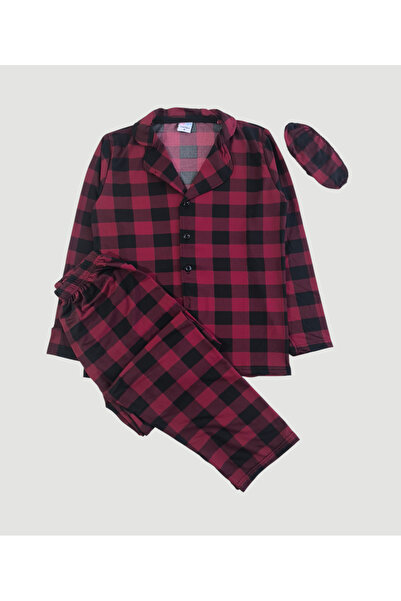 zahider Boy's Cotton Buttoned Shirt Collar Sleep Band Pajama Set