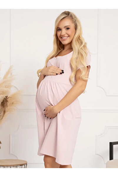 Formommy Camasa de alaptat For Mommy, din bumbac, croiala lejera cu maneca sc...