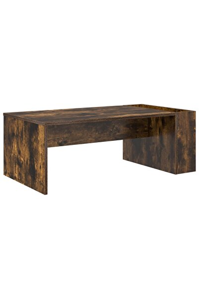 vidaxl Masă de cafea Stejar fumuriu 95 x 50 x 34 cm Lemn compozit