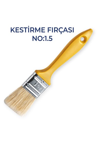 Trendhouse68 Kestirme Brush No:1.5 Professional Paint Brush for Precise Edge Painting