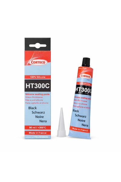 CORTECO HT300C Siyah Sıvı Conta 80Ml 300°C Isıya Dayanıklı