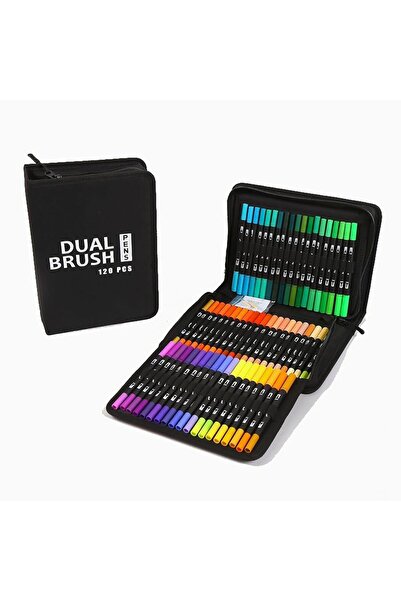 Arabest قلم تلوين فني مزدوج ، مع حقيبة تعليقة، هدية مثالية للكبار والصغار للت...