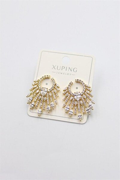MENESSA Jewelled Earrings - Gold