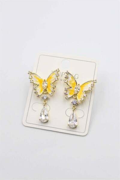 MENESSA Butterfly Earrings - Gold