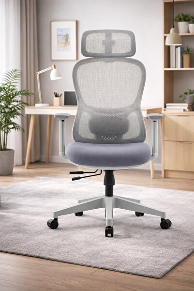 Crestj Comfortable office chair with an ergonomically designed back support, ...