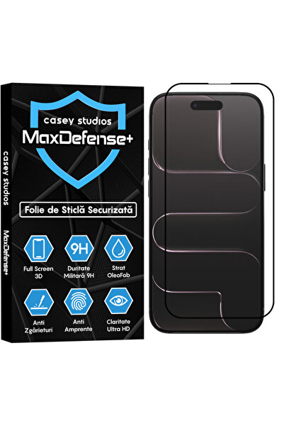 Casey Studios Folie Apple iPhone 17 Air, Full Cover 3D, Full Glue, HD, Anti Z...