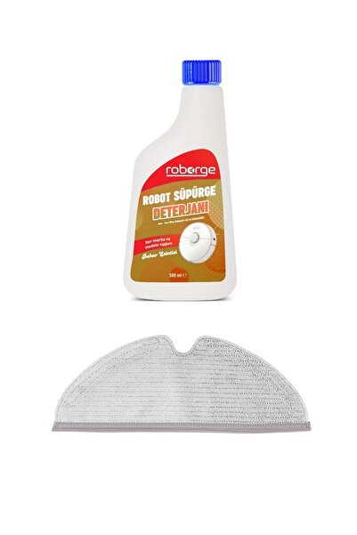 Roborge روبروك كيو 8 ماكس مكنسة كهربائية روبوتية مع قطعة قماش للمسح + منظف لل...