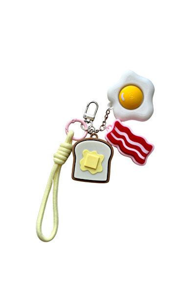 DUBAI 3D PRINTING مجموعة إفطار ثلاثية مطبوع ثلاثية الأبعاد (بيض، خبز محمص، لح...