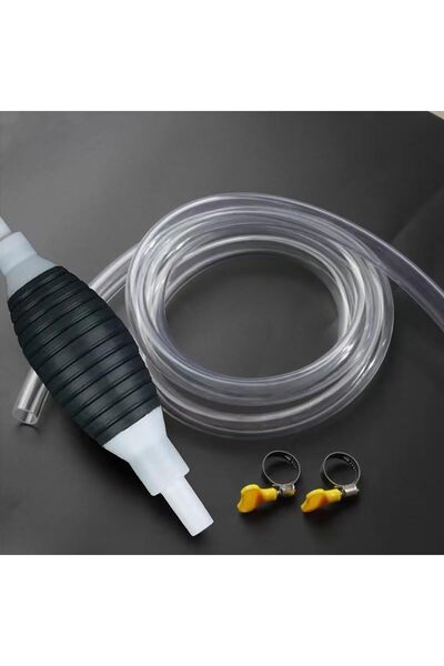 Arabest مضخة شفط غاز بطول 3 أمتار للبنزين، طقم مضخة شفط وقود محمولة، أنبوب شف...