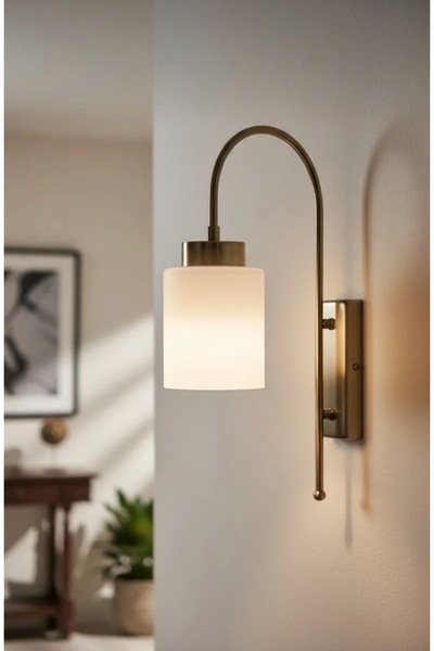 luxury modern aydınlatma Antique Sconce White Glass Sconce Wall Lamp Modern L...