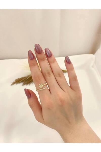 BG Takı ve Aksesuar Çiçek Sarmal Yüzük