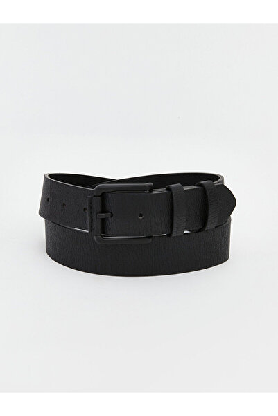 LC Waikiki Black leather-look men's belt from güli̇s gi̇yi̇m
