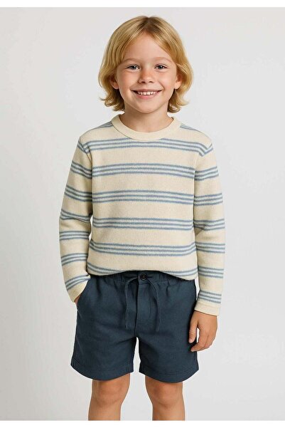 Nanica Kids Μακρυμάνικο μπλουζάκι για αγόρια Ριγέ NC-126310