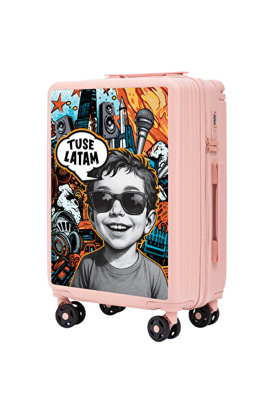 wings Valiză de cabină ABS+ 20" personalizată de – Pink Boy