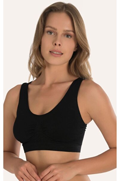 NBB Women's Stitch-Free Covered Thick Strap Sports Bustier