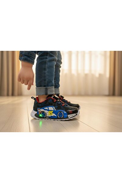 SHOUGO Daily Smart Lace-Up Comfortable Children's Sports Shoes with Trolley a...