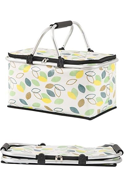Arabest Large-Capacity Picnic Basket, Portable Collapsible, Insulated Strong ...